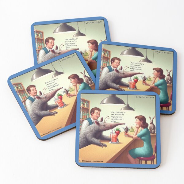 Item preview, Aardvark Bartender To Patron: Don't Mind The Ant Garnish Ma'am designed and sold by Rick London Gifts.