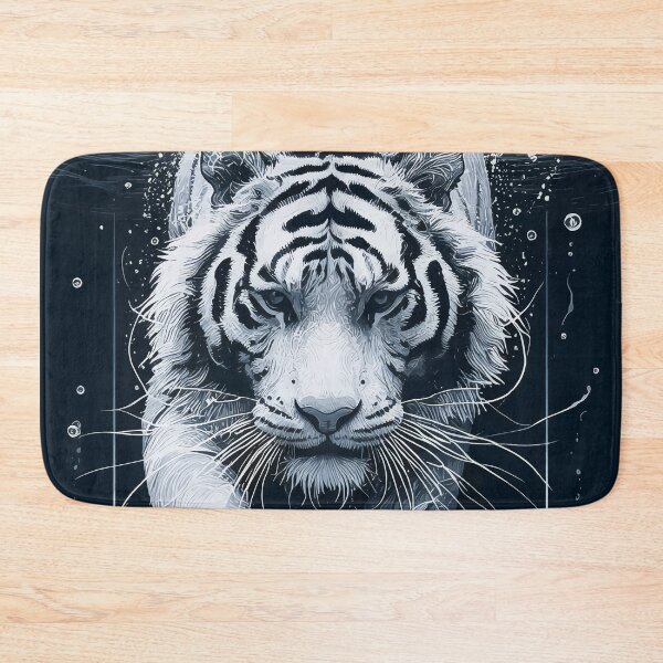 Item preview, Monochromatic Tiger Underwater designed and sold by TomFrontierArt.