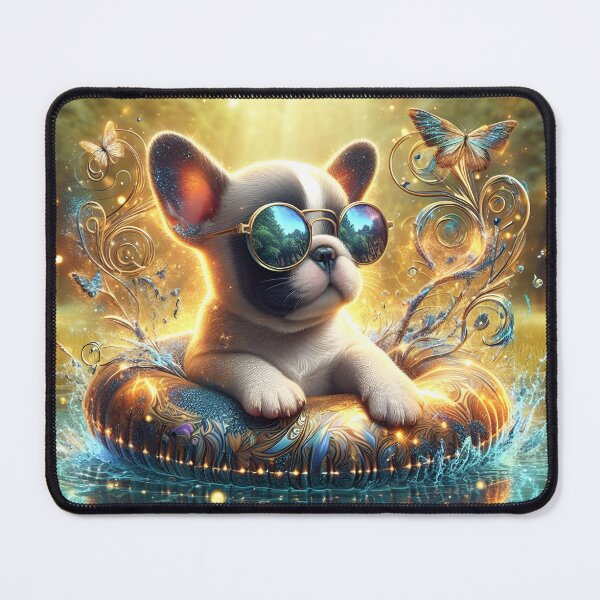 Item preview, Poolside Paws: Frenchie Fun in the Sun designed and sold by ki-mer-a.