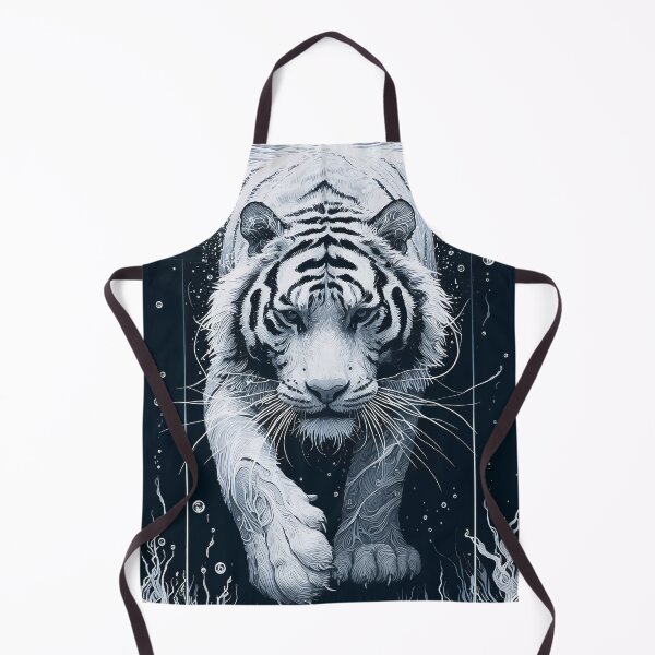 Item preview, Monochromatic Tiger Underwater designed and sold by TomFrontierArt.