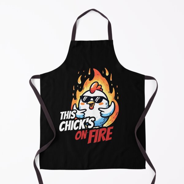 Item preview, That Chick is on fire Hot Chicken designed and sold by DoodleDashShop.