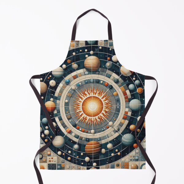 Item preview, Cosmic Voyage: Solar System's Dance Around Fiery Sun designed and sold by ArtComixHaven.