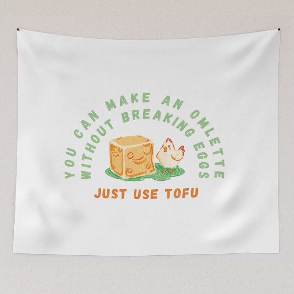Item preview, Chicken Advice: Just Use Tofu! designed and sold by PunnyPawsArt.