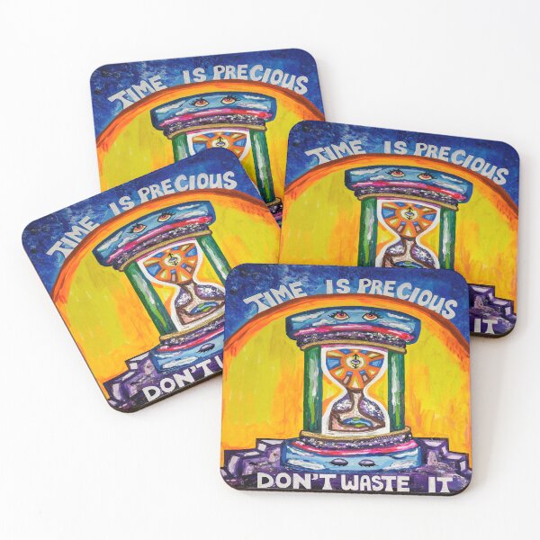 Item preview, Painting of Time is Precious Don't Waste it  designed and sold by Deborah Camp.