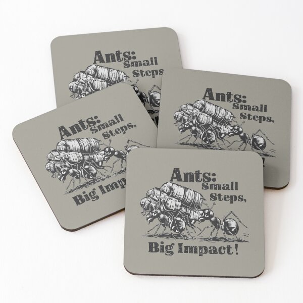 Item preview, A cool T-shirt for insect lovers. Depicts ants at work- 'ANTS: SMALL STEPS, BIG IMPACT!'. designed and sold by Gadget80.