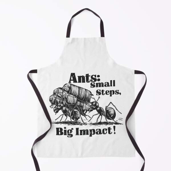 Item preview, A cool T-shirt for insect lovers. Depicts ants at work- 'ANTS: SMALL STEPS, BIG IMPACT!'. designed and sold by Gadget80.