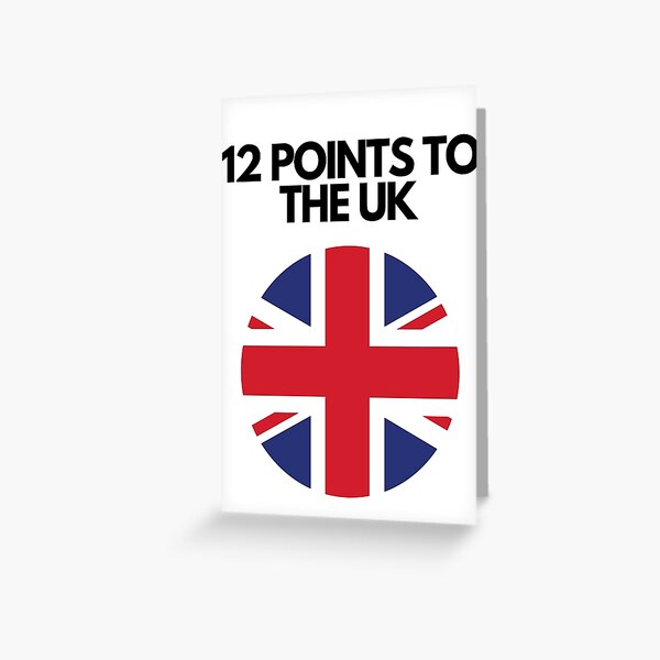 Item preview, 12 Points to UK ESC Malmo 2024 T-shirt designed and sold by ob1170.
