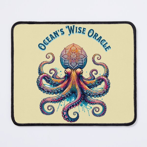 Item preview, Mandala Octopus Ocean's Wise Oracle designed and sold by AnalajiaDesigns.