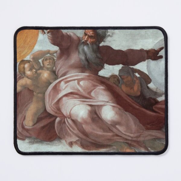 Item preview, Creation of the Sun, Moon, and Planets by Michelangelo designed and sold by artBeatandSoul.