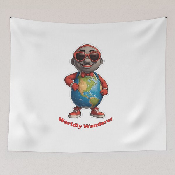 Item preview, worldly wanderer shirt designed and sold by Clothesbest.