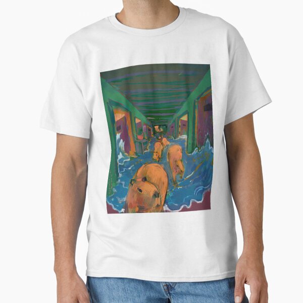 Item preview, capybaras invading a hotel designed and sold by guilhernunes.