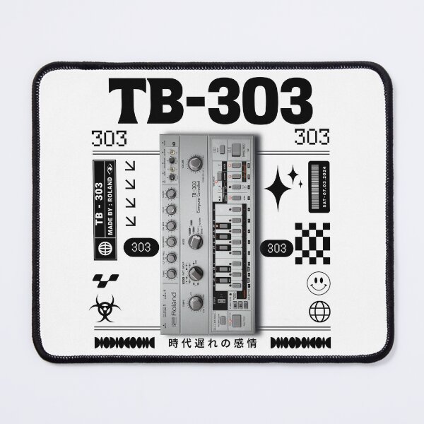 Item preview, TB 303 - The Acid Box (Black)  designed and sold by Discothreadz.