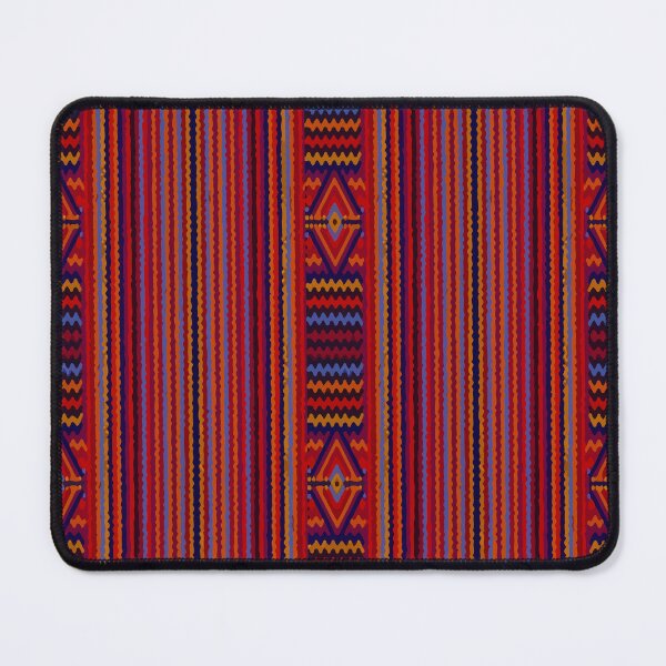 Item preview, Autumn colors mexican rebozo fabric boho chic folk art designed and sold by T-Mex.