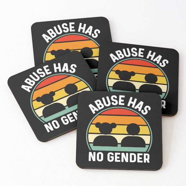 Item preview, Abuse Has No Gender designed and sold by Sunserize Designs.