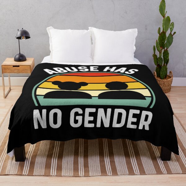 Item preview, Abuse Has No Gender designed and sold by Sunserize Designs.
