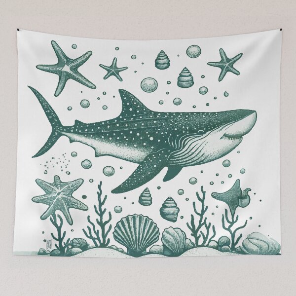 Item preview, happy vintage whaleshark designed and sold by Nomad-vibes.