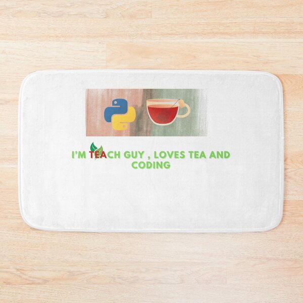 Item preview, tea + tech = teach designed and sold by DIFFrent-world.