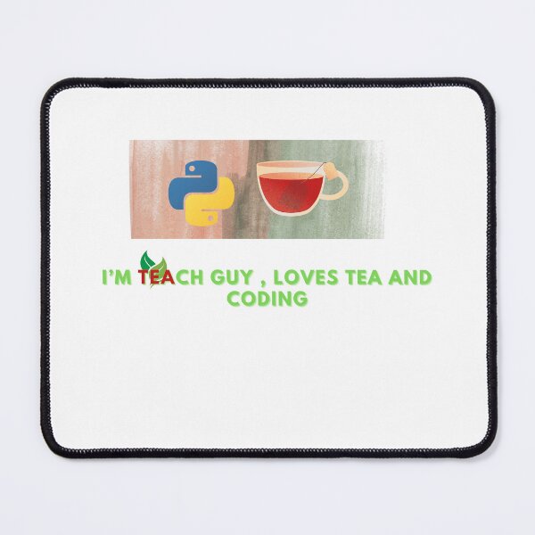 Item preview, tea + tech = teach designed and sold by DIFFrent-world.