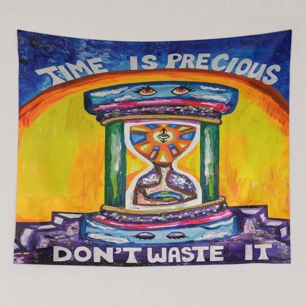 Item preview, Painting of Time is Precious Don't Waste it  designed and sold by Deborah Camp.