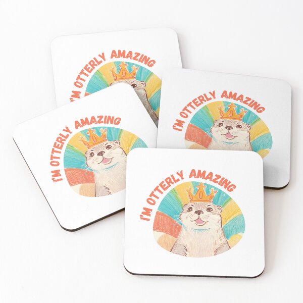 Item preview,  I’m Otterly Amazing!  designed and sold by PunnyPawsArt.