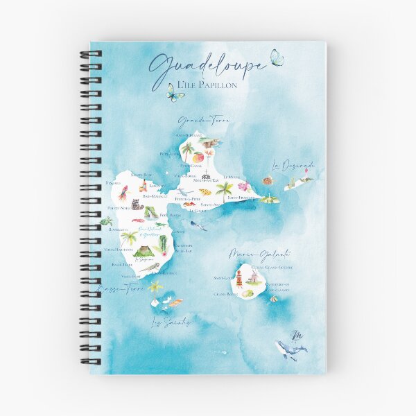 Item preview, Map of Guadeloupe designed and sold by MoonStBarth.