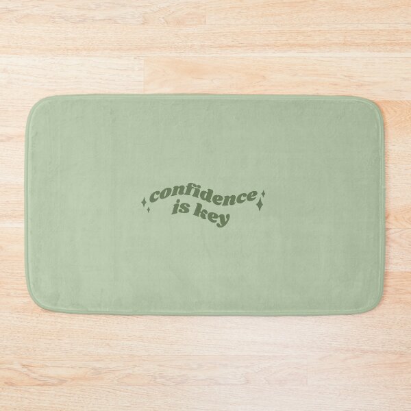 Item preview, Confidence is key - green quote designed and sold by Cre8iveCat.