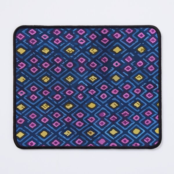 Item preview, Deep blue mexican rebozo embroidery folk art textile vibrant decor designed and sold by T-Mex.