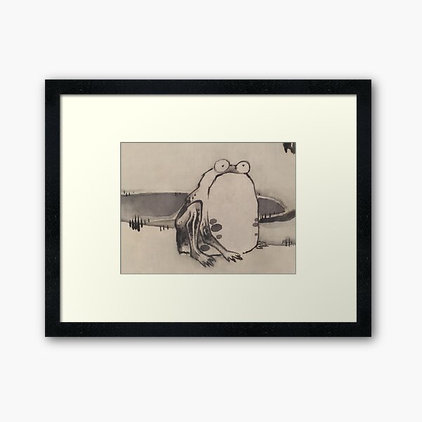 Item preview, Ito Jakuchu Frog Woodblock art 菜蟲譜 Sai Chu-fu (Vegetables and Insects) designed and sold by Onodera.