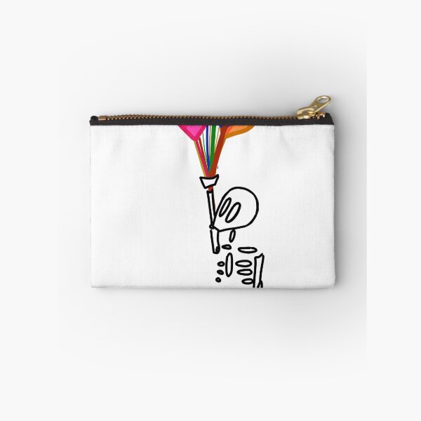 Item preview, #021 Skeleton with balloons designed and sold by Jasmine Froley.