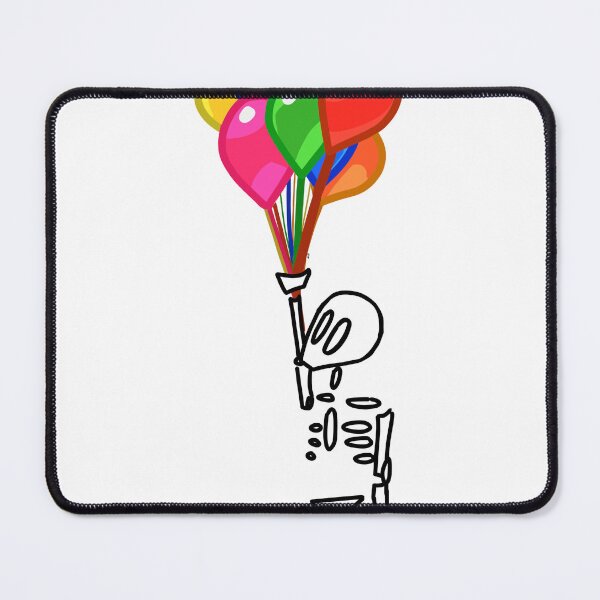 Item preview, #021 Skeleton with balloons designed and sold by Jasmine Froley.