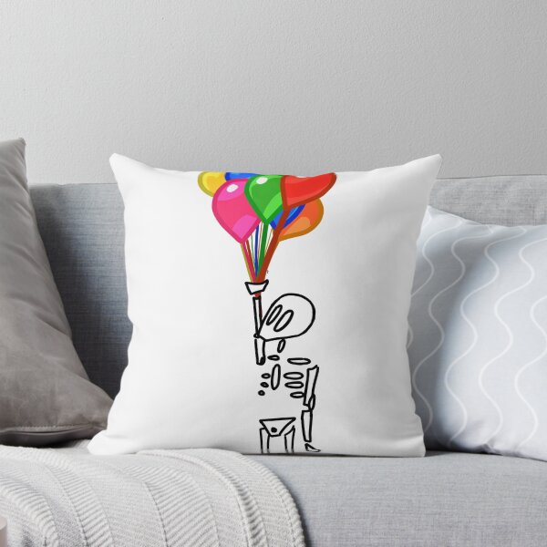 Item preview, #021 Skeleton with balloons designed and sold by Jasmine Froley.
