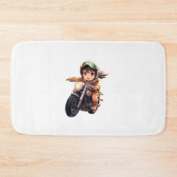 Item preview, cute anime girl riding a bike designed and sold by EpicGear085.