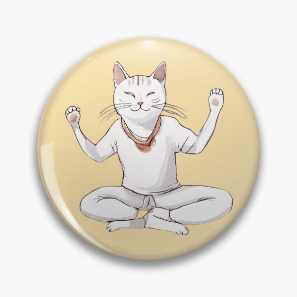 Item preview, Feline Flow: Inspirational Cat Yoga Posters designed and sold by PupeCreativeArt .