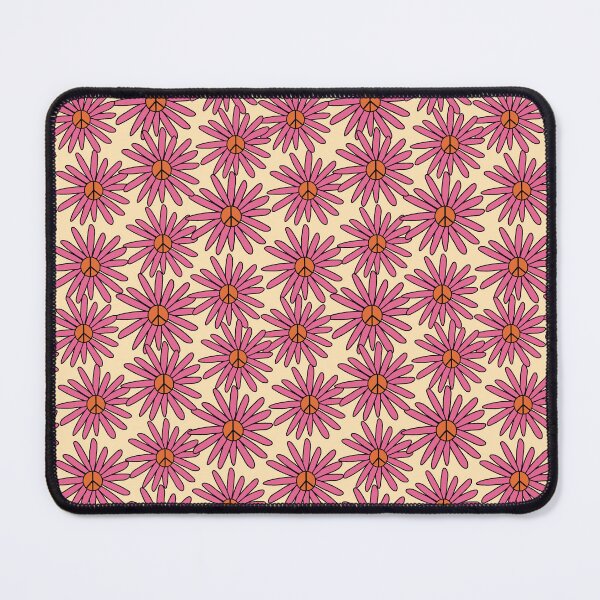Item preview, retro peace flowers designed and sold by delphiniumco.