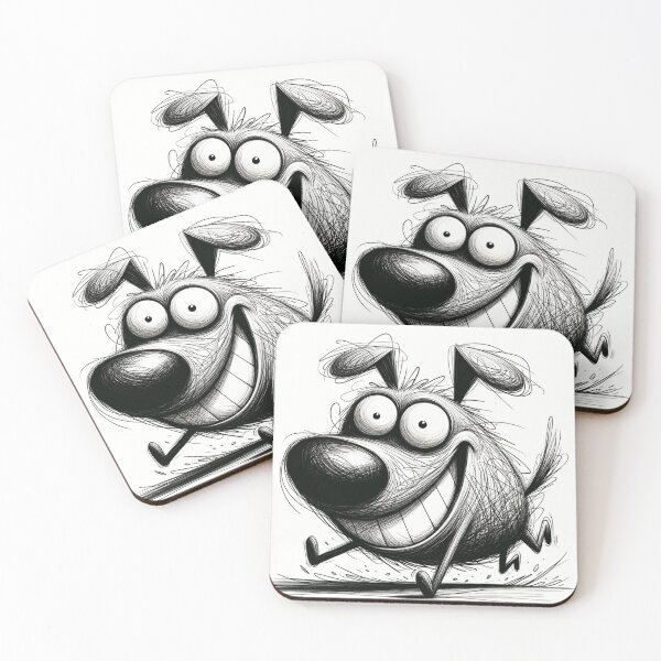 Item preview, Happy doodle dog. Fun Gifts. designed and sold by LilianPixel.