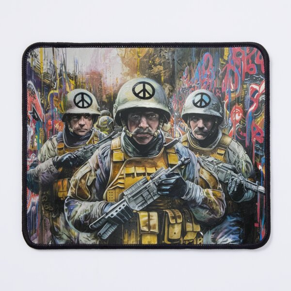 Item preview, Banksy Street Art Soliders Peace designed and sold by martin max.