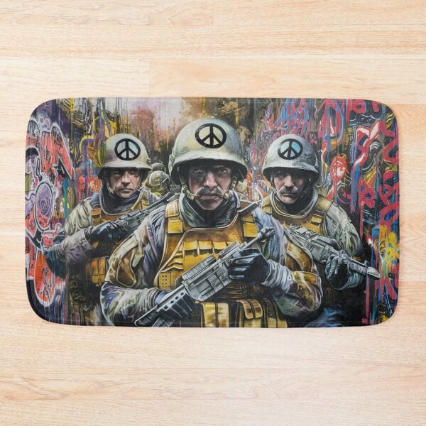 Item preview, Banksy Street Art Soliders Peace designed and sold by martin max.