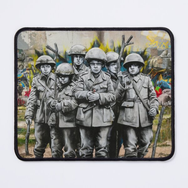 Item preview, Banksy Street Art Childs Soliders Peace designed and sold by martin max.