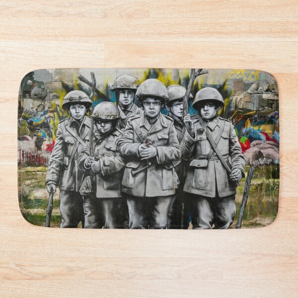 Item preview, Banksy Street Art Childs Soliders Peace designed and sold by martin max.