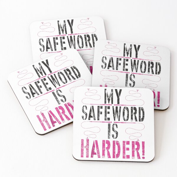 Item preview, My Safe Word is Harder Sub Dom Naughty Adult Safeword Humor designed and sold by studiopekepeke.