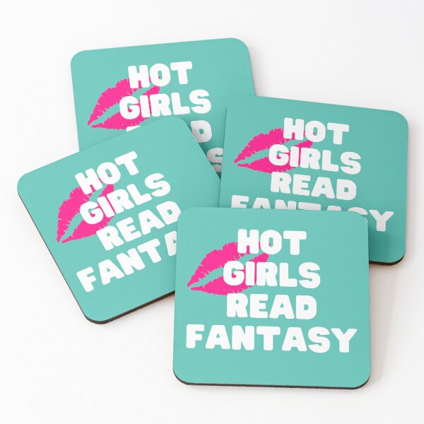 Item preview, Hot girls read fantasy - book lovers design designed and sold by PrettyPinkSkies.