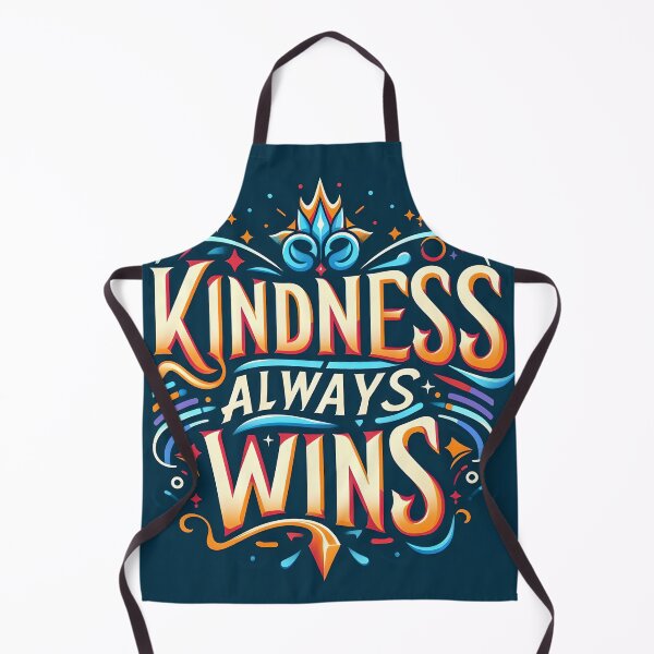 Item preview, Kindness Always Wins, typography, retro designed and sold by maxmaj.