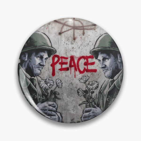 Item preview, Banksy Street Soliders With Flower Peace designed and sold by martin max.