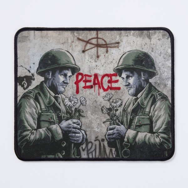 Item preview, Banksy Street Soliders With Flower Peace designed and sold by martin max.