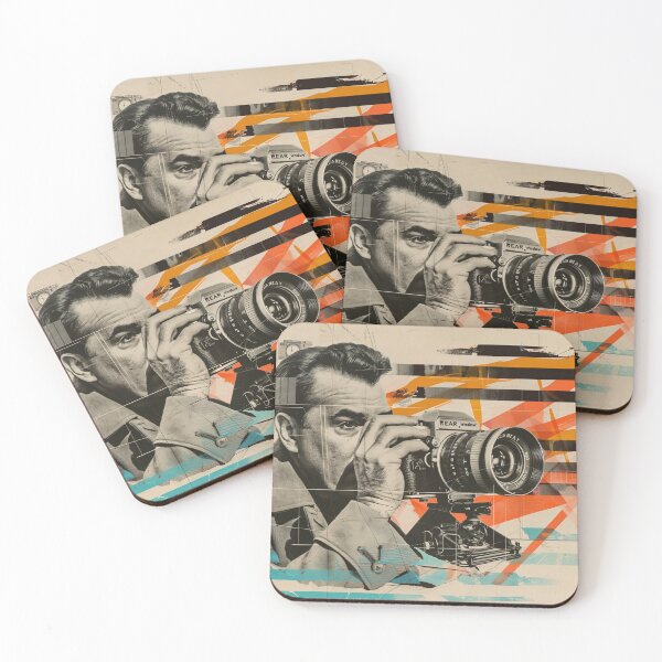 Item preview, Retro Rear Window Hitchcock Inspired Retro Pop Art designed and sold by Mystikos Art.