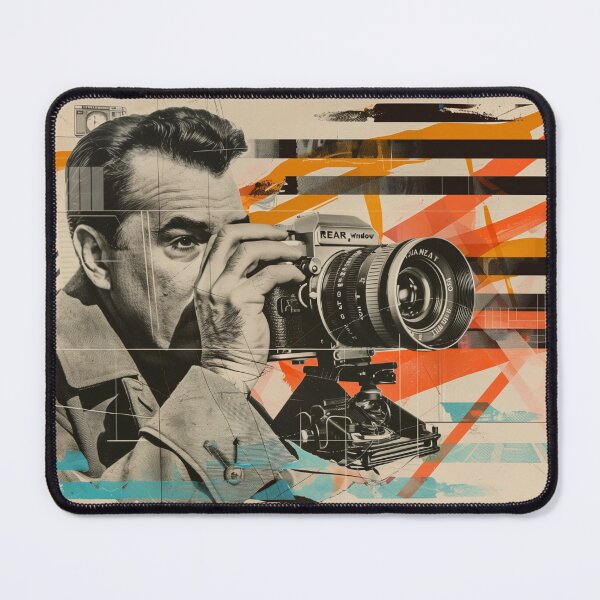 Item preview, Retro Rear Window Hitchcock Inspired Retro Pop Art designed and sold by Mystikos Art.