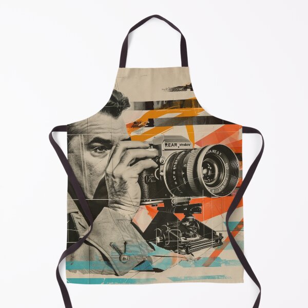 Item preview, Retro Rear Window Hitchcock Inspired Retro Pop Art designed and sold by Mystikos Art.