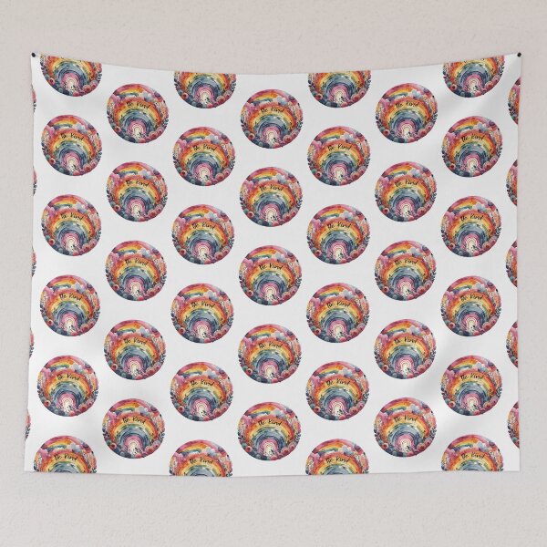 Item preview, Be Kind Inclusivity Rainbow designed and sold by heartsake.
