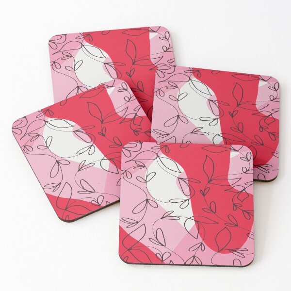 Item preview, Pink botanical art doodle designed and sold by AlexaGraphs.