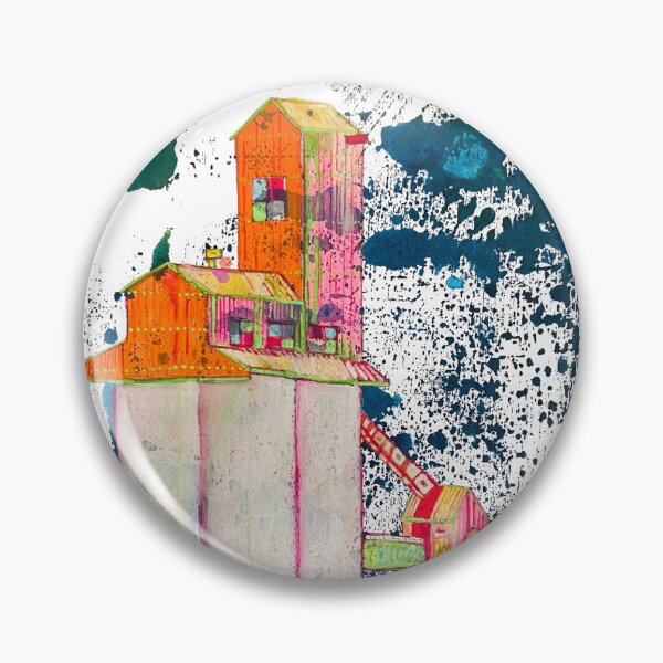 Item preview, “The old Hamilton Flour Mill” original painting by Margo Humphries designed and sold by Margo Humphries.